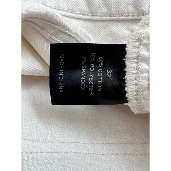 Johnny Was|The Cropped Boyfriend Jean|Off White‎ Jeans|NWT|SZ 32 - Picture 7 of 10